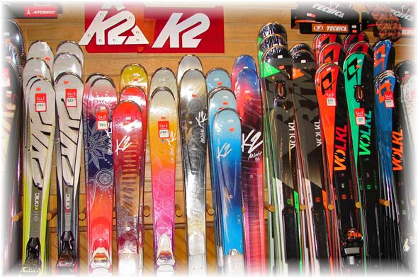 Alpine and Cross-Country Skis